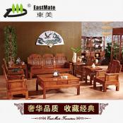 紅木家具 中如意沙發 廠家直銷可定制 非洲花梨木 紅木沙發